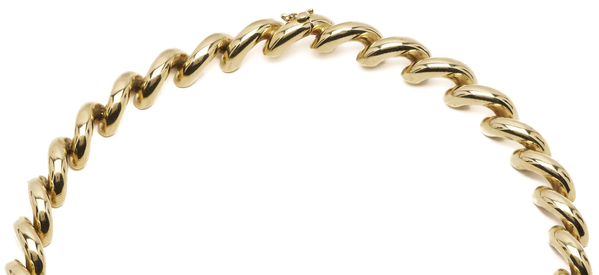 Lot 55: 14K Italian San Marco Necklace