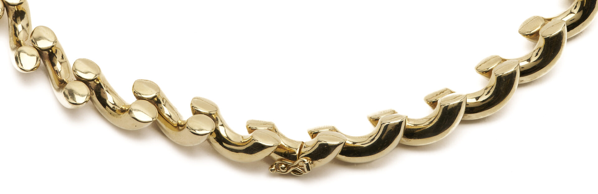 Lot 55: 14K Italian San Marco Necklace
