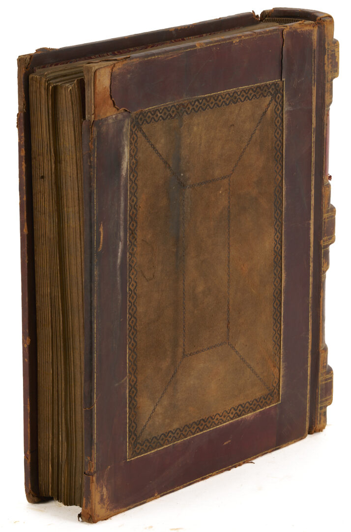 Lot 572: Leatherbound Records of Upjohn Company & Framed Formula