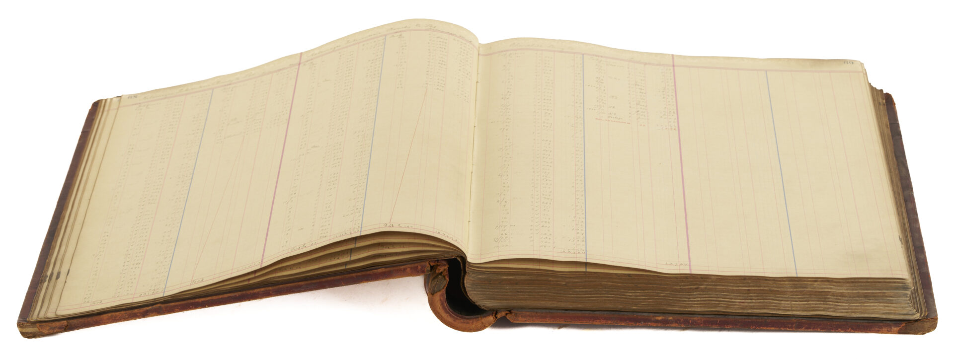 Lot 572: Leatherbound Records of Upjohn Company & Framed Formula