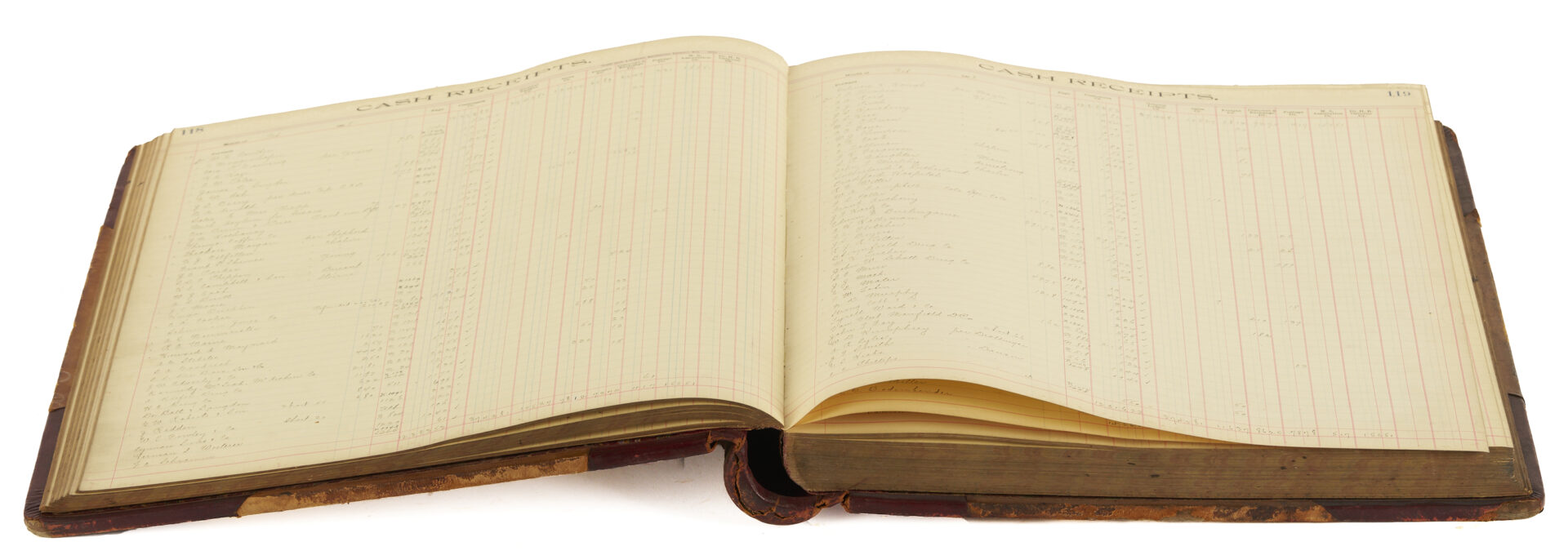 Lot 572: Leatherbound Records of Upjohn Company & Framed Formula