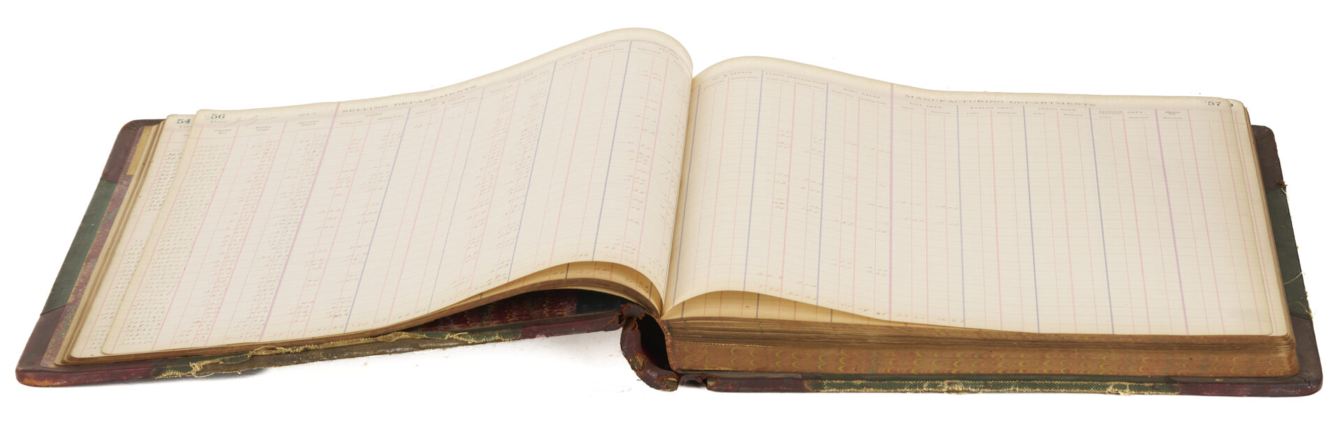 Lot 572: Leatherbound Records of Upjohn Company & Framed Formula