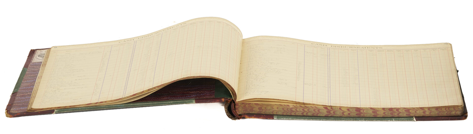 Lot 572: Leatherbound Records of Upjohn Company & Framed Formula