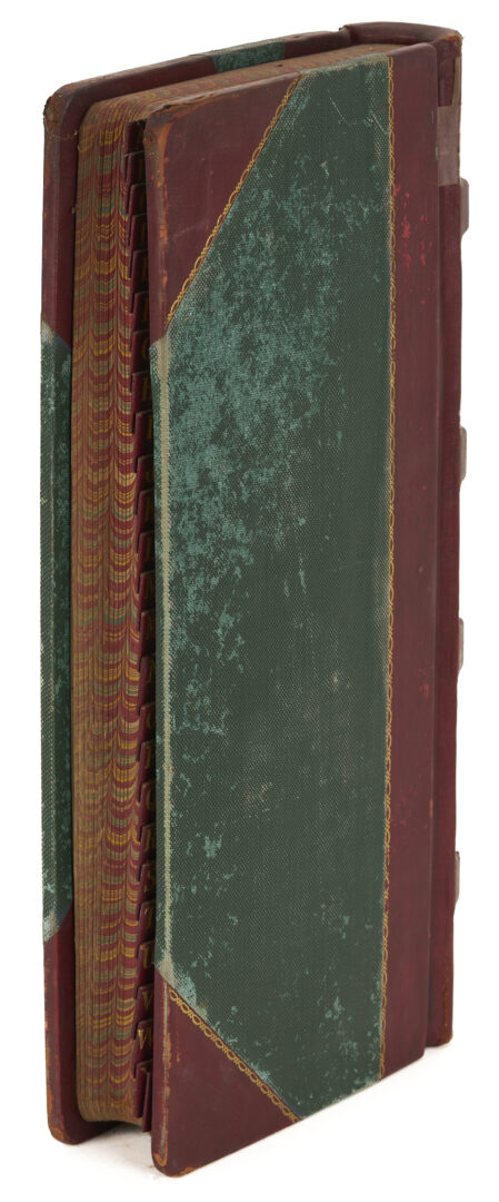 Lot 572: Leatherbound Records of Upjohn Company & Framed Formula