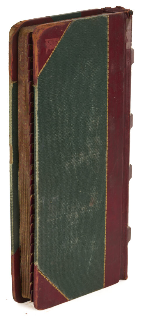 Lot 572: Leatherbound Records of Upjohn Company & Framed Formula