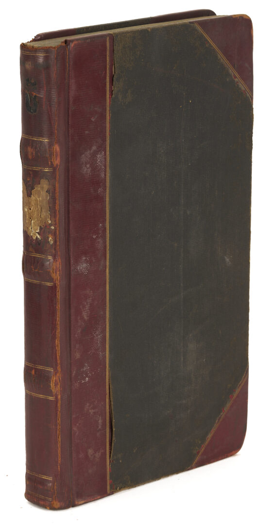 Lot 572: Leatherbound Records of Upjohn Company & Framed Formula
