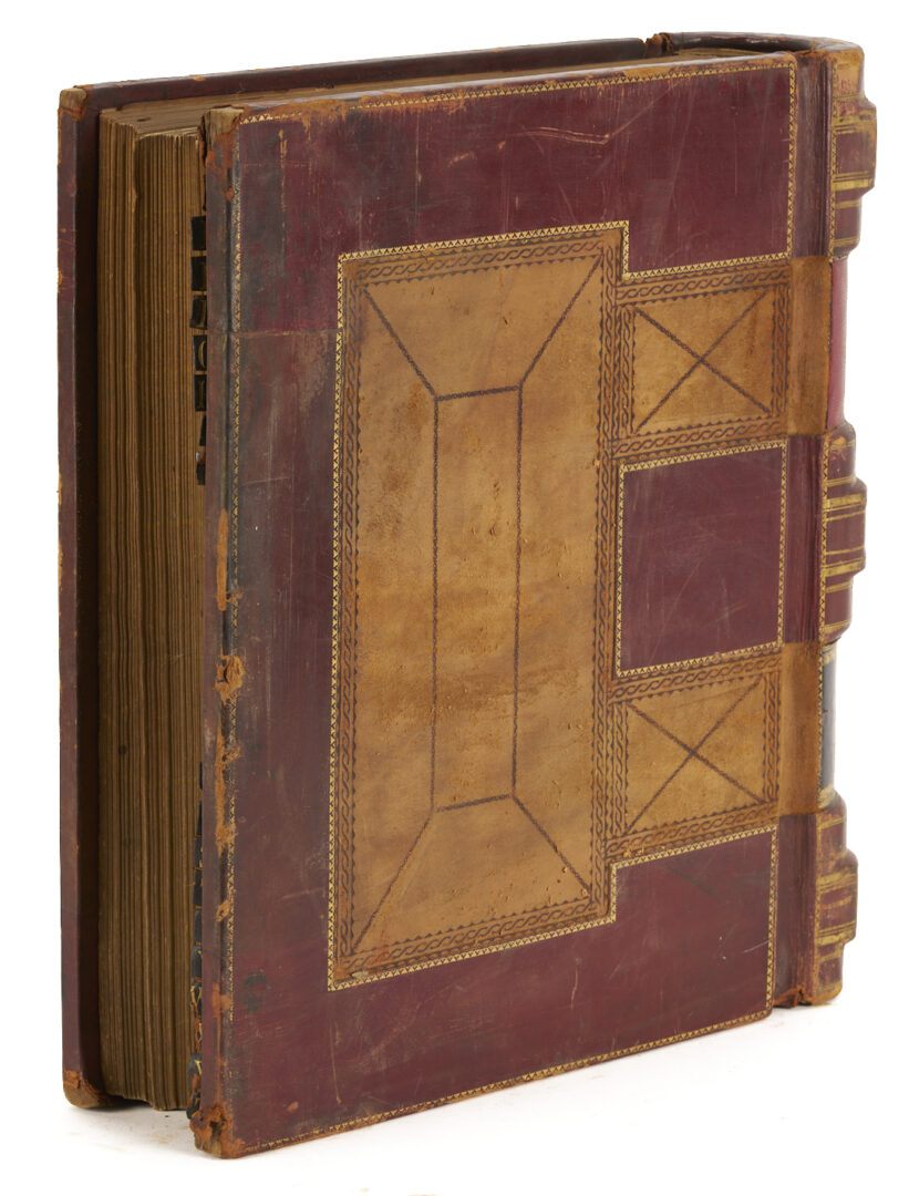 Lot 572: Leatherbound Records of Upjohn Company & Framed Formula