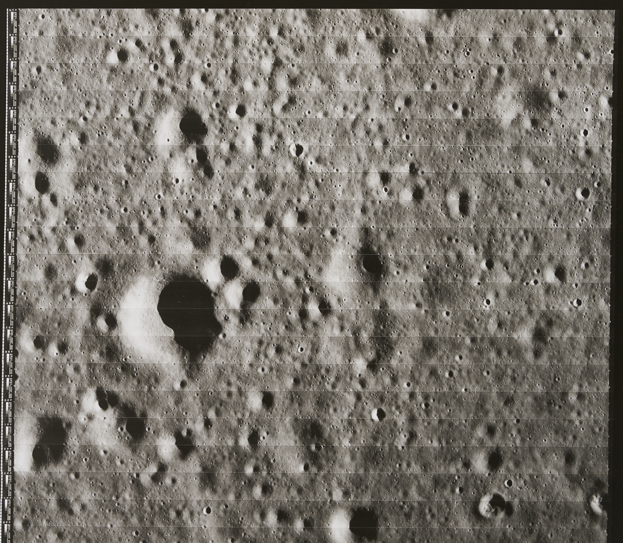 Lot 576: Four NASA Lunar Survey Photos, II-64H2, II-92M, II-138M, II-149H1
