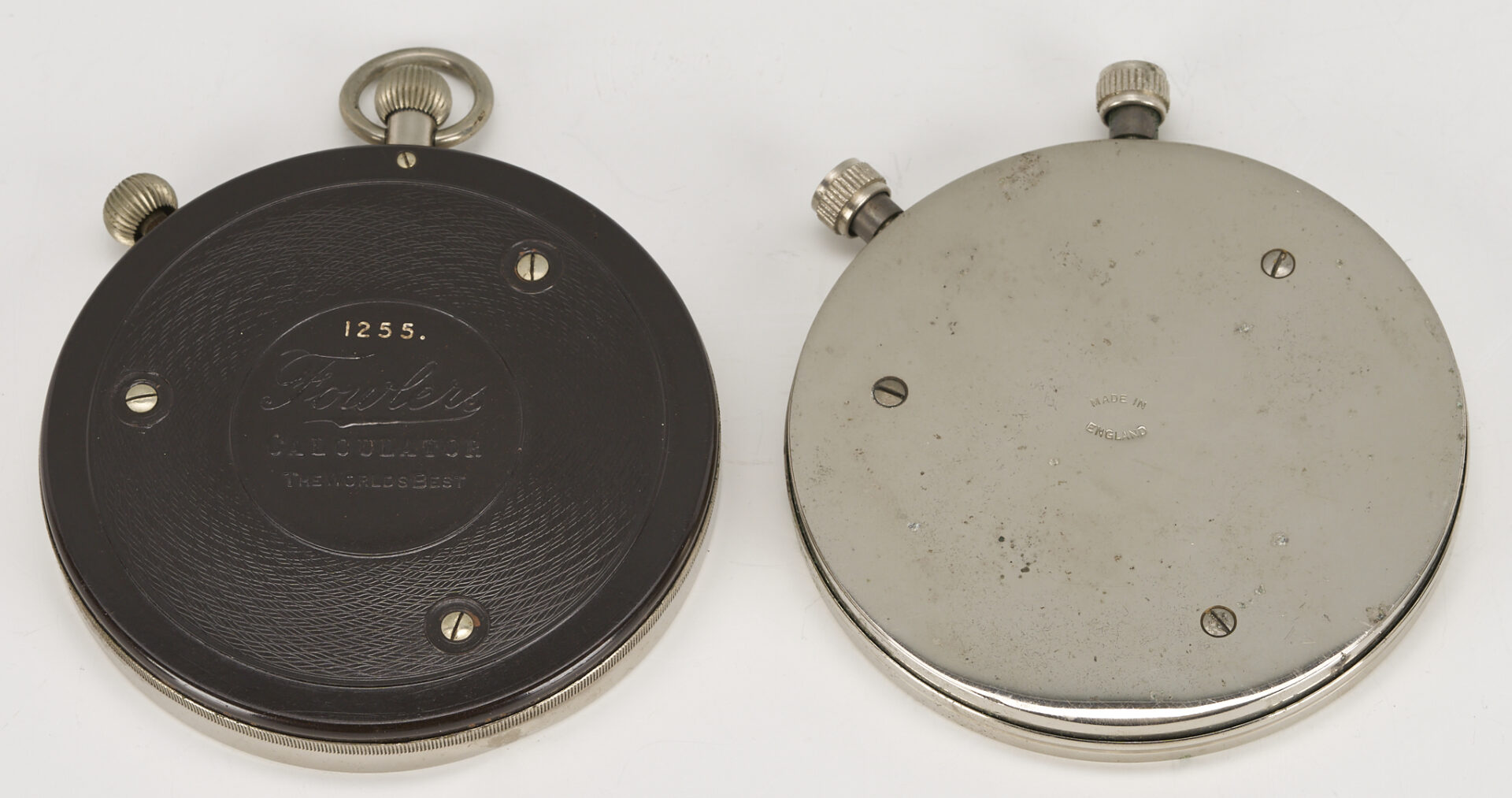 Lot 578: Collection of 9 Circular Slide Rules / Calculators Incl. Fowler
