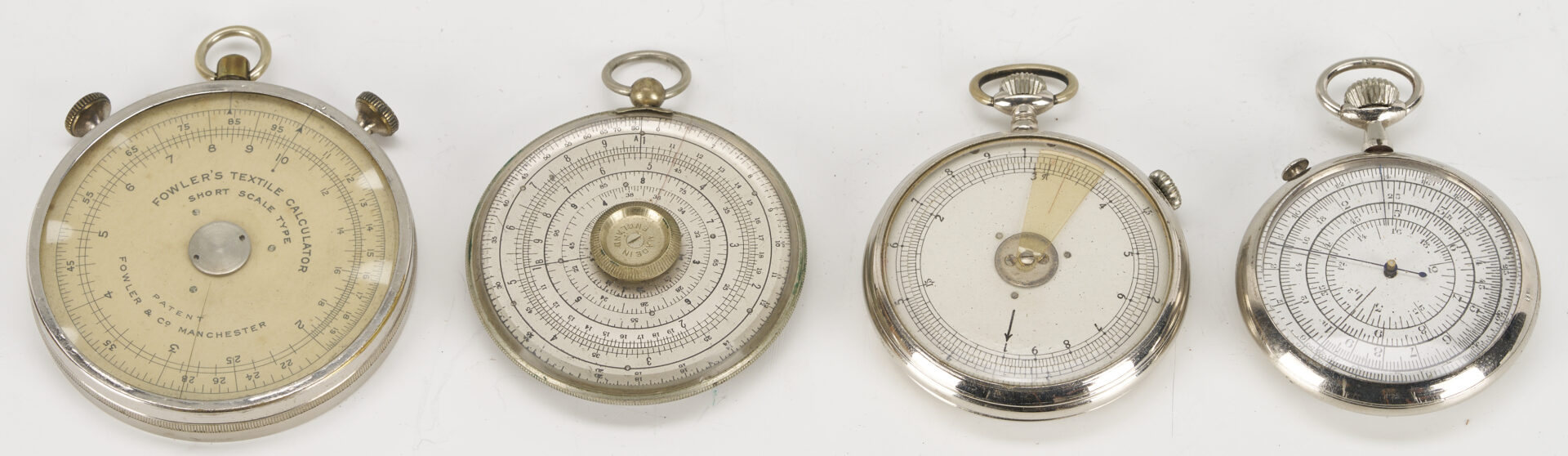Lot 578: Collection of 9 Circular Slide Rules / Calculators Incl. Fowler