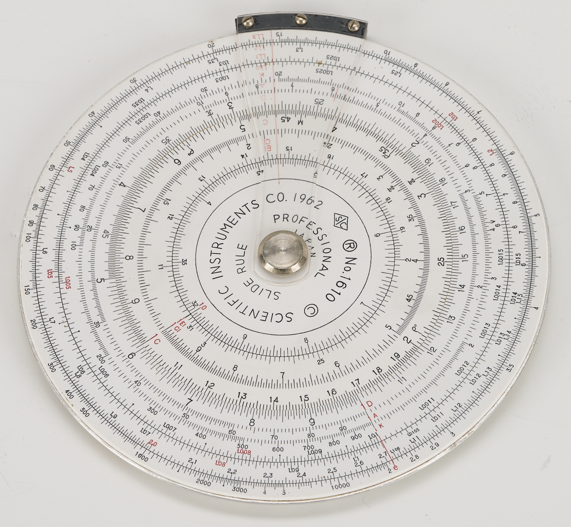 Lot 579: 7 Japanese Slide Rules: Sun Hemmi, Post