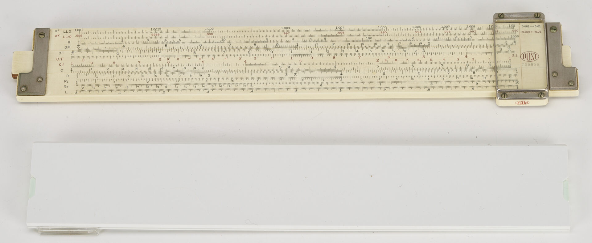 Lot 579: 7 Japanese Slide Rules: Sun Hemmi, Post