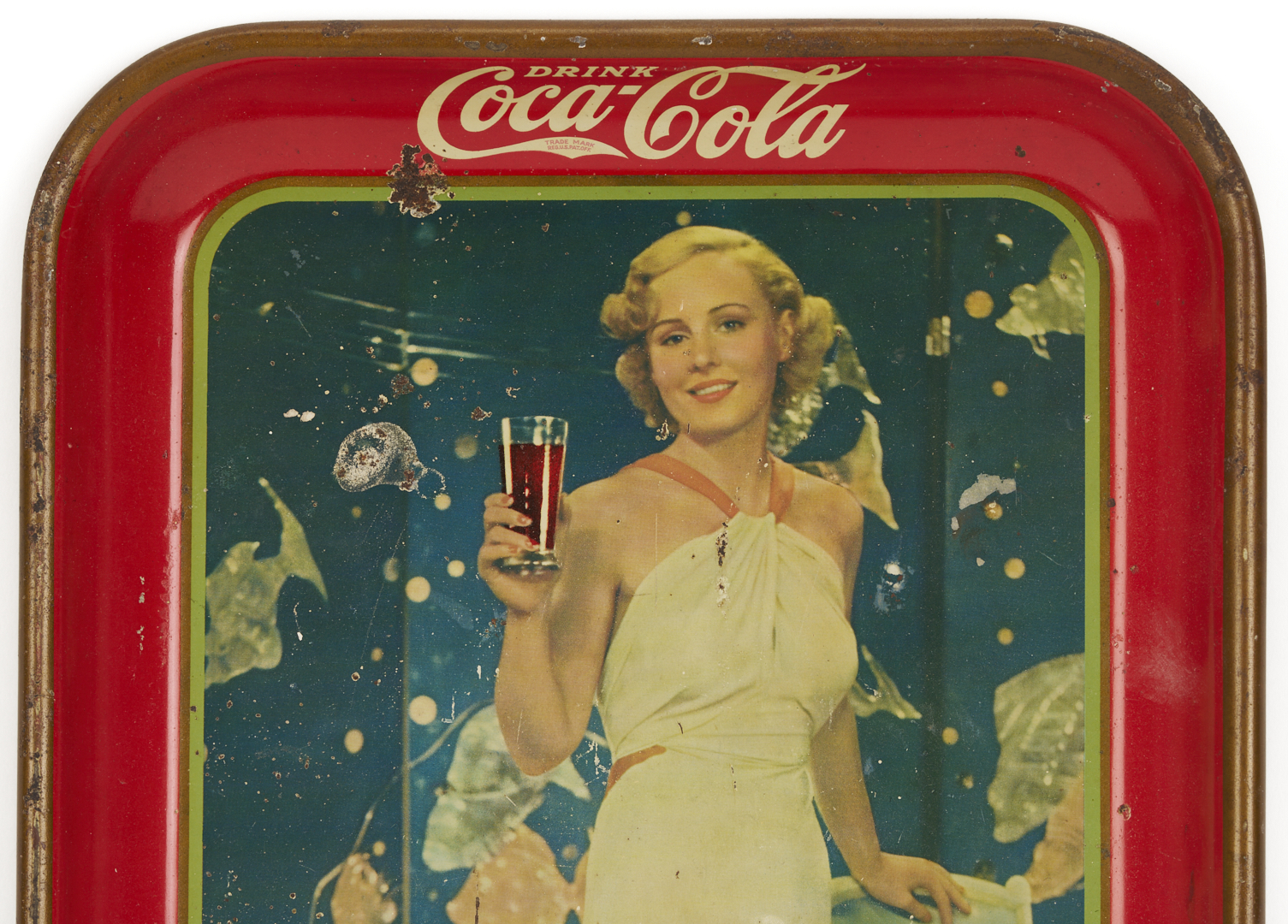 Lot 583: 10 Coca-Cola Tin Lithograph Advertising Trays