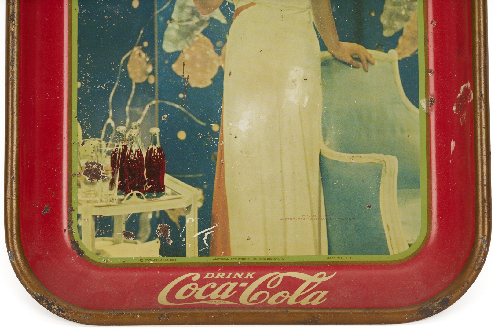 Lot 583: 10 Coca-Cola Tin Lithograph Advertising Trays