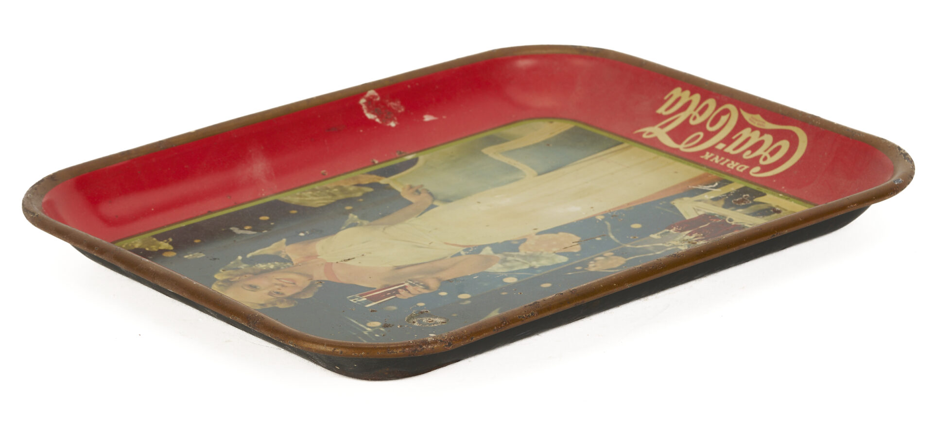 Lot 583: 10 Coca-Cola Tin Lithograph Advertising Trays