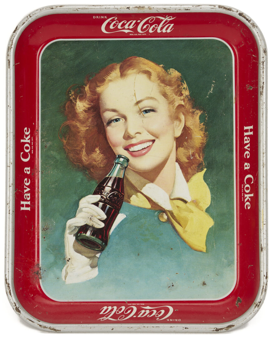 Lot 583: 10 Coca-Cola Tin Lithograph Advertising Trays