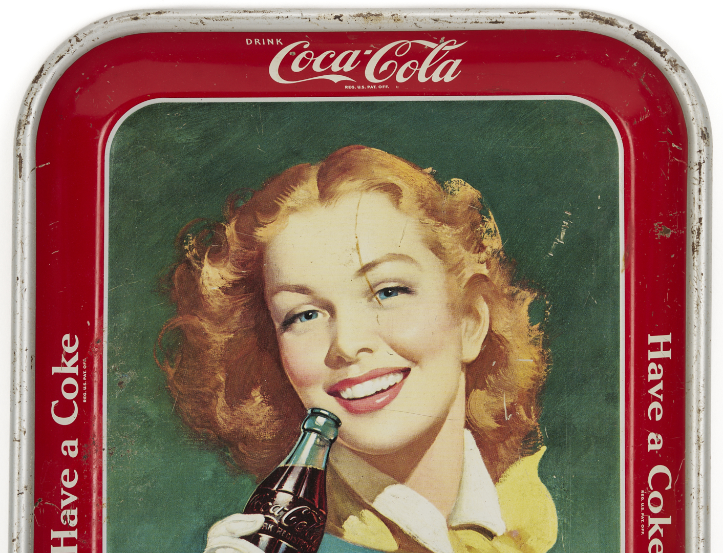 Lot 583: 10 Coca-Cola Tin Lithograph Advertising Trays