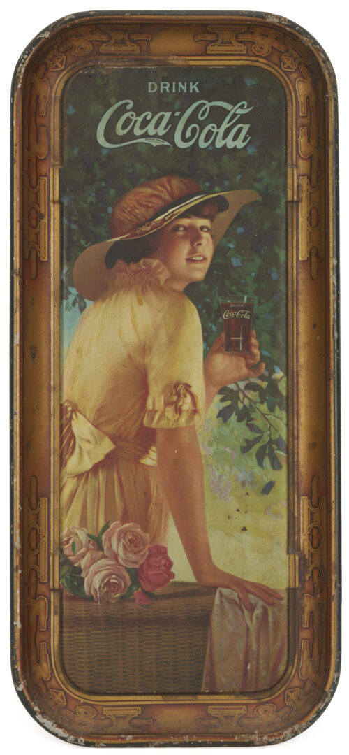 Lot 583: 10 Coca-Cola Tin Lithograph Advertising Trays