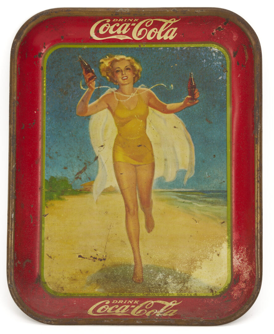 Lot 583: 10 Coca-Cola Tin Lithograph Advertising Trays