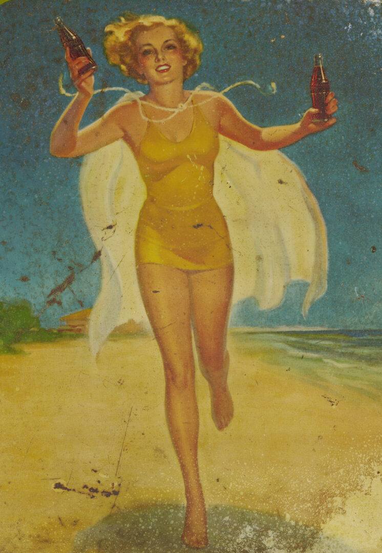 Lot 583: 10 Coca-Cola Tin Lithograph Advertising Trays