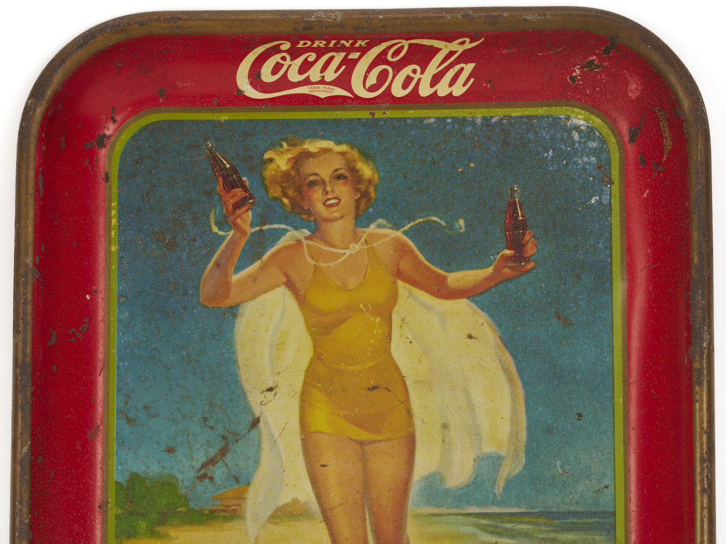 Lot 583: 10 Coca-Cola Tin Lithograph Advertising Trays