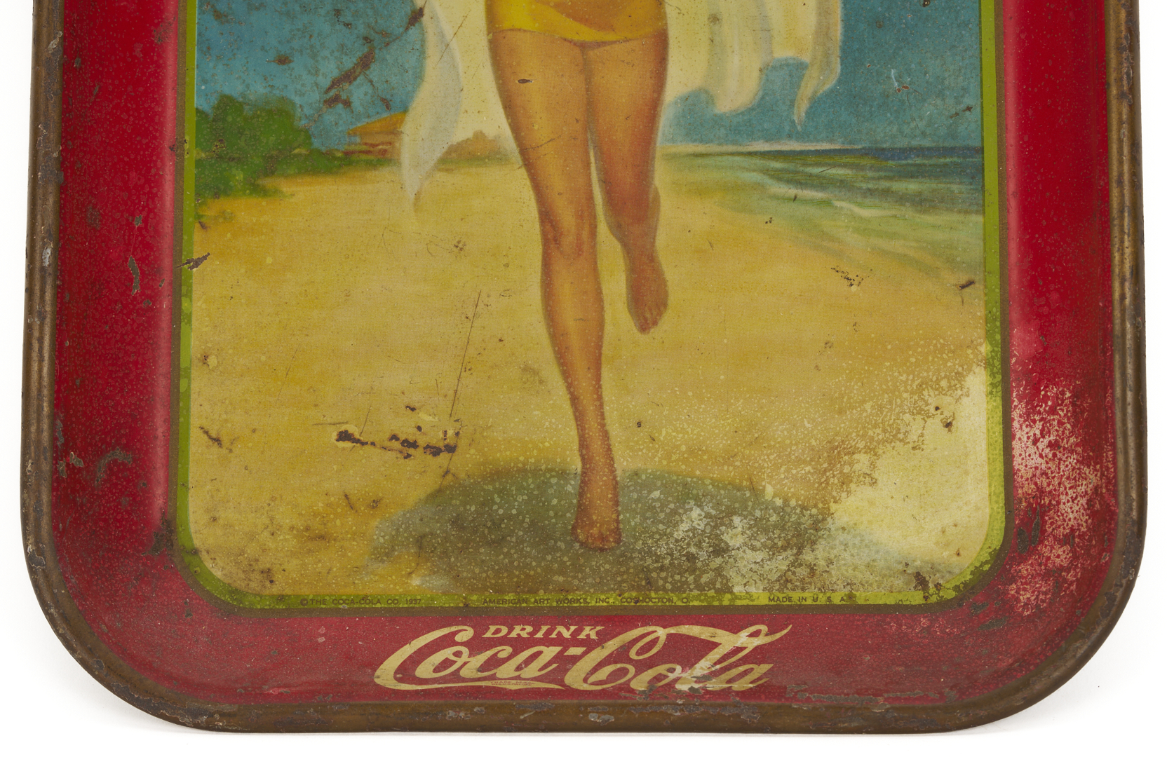 Lot 583: 10 Coca-Cola Tin Lithograph Advertising Trays