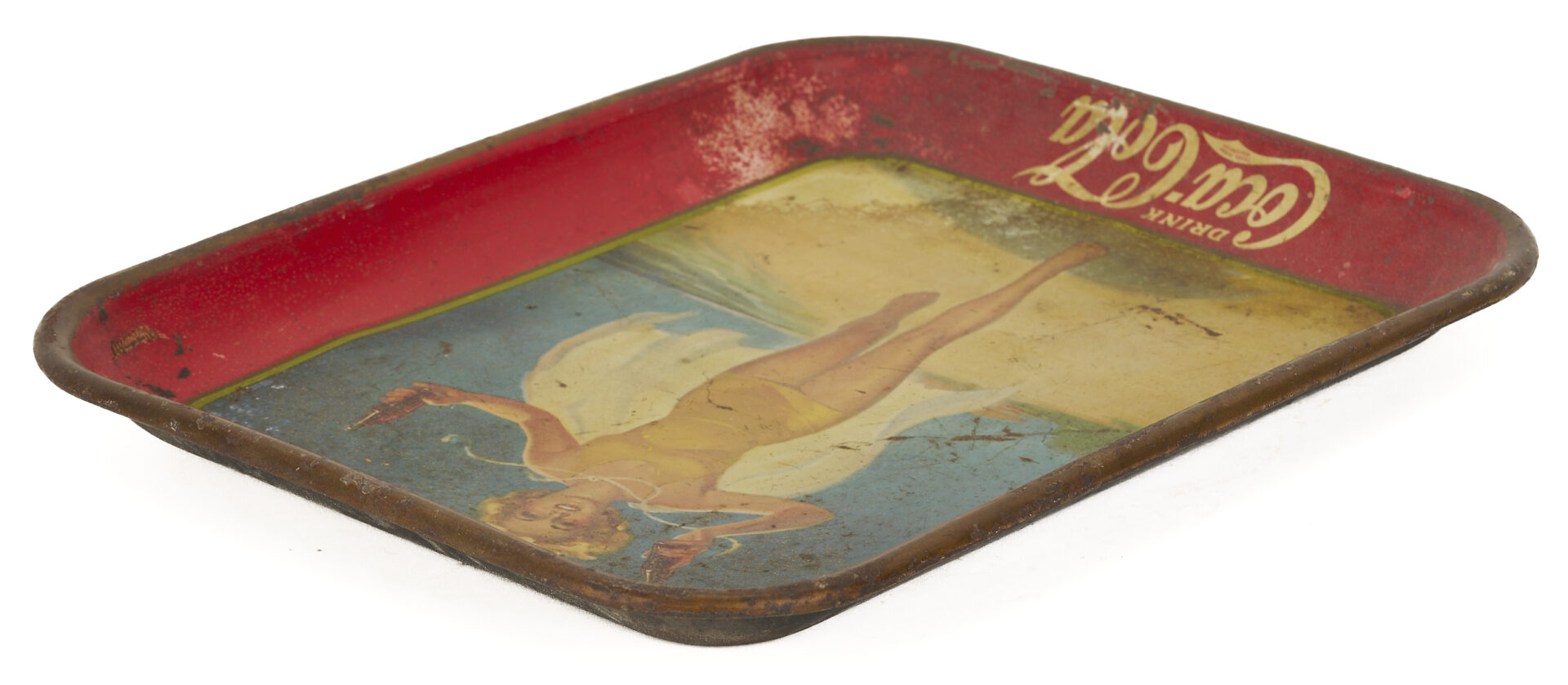 Lot 583: 10 Coca-Cola Tin Lithograph Advertising Trays