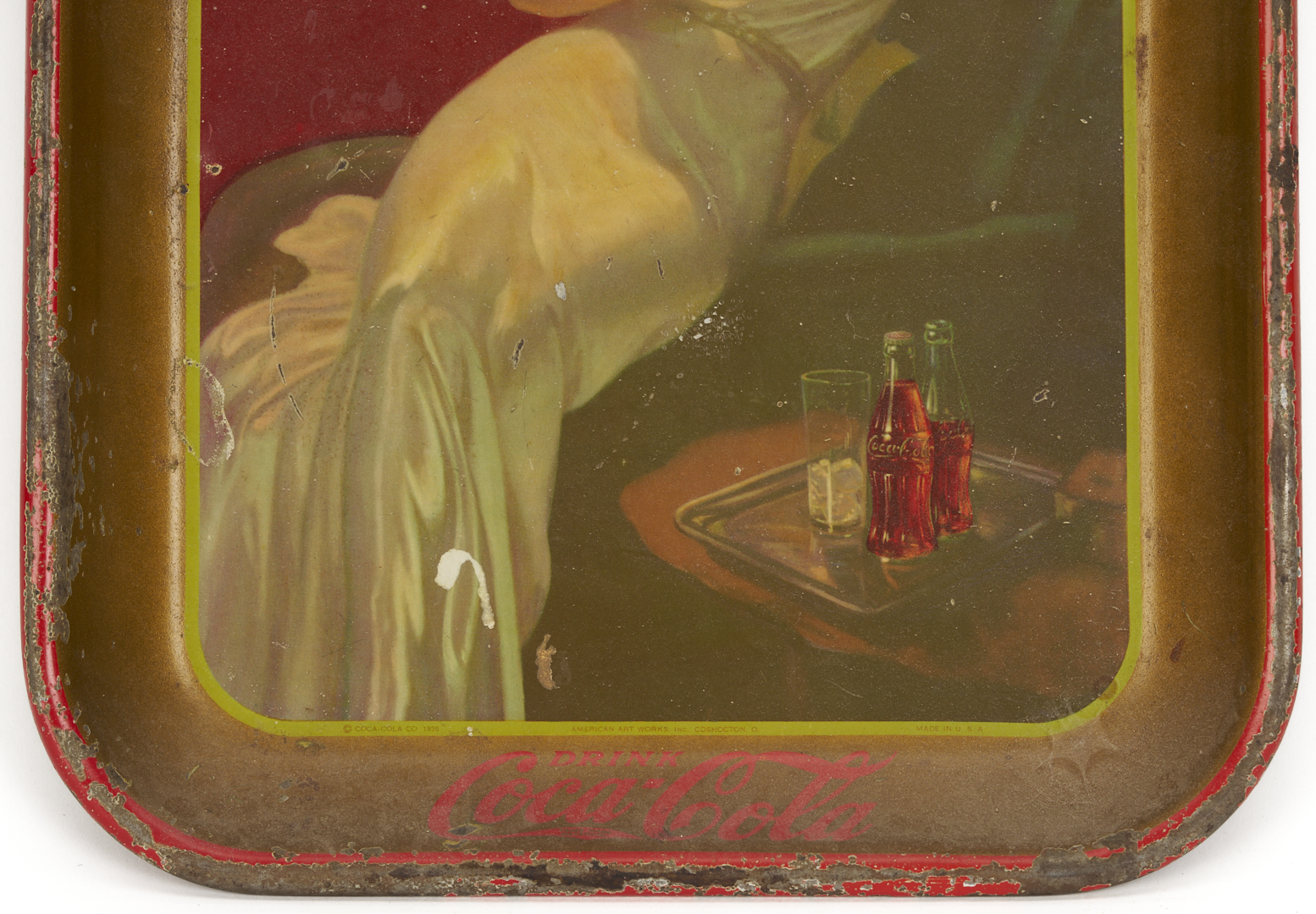 Lot 583: 10 Coca-Cola Tin Lithograph Advertising Trays