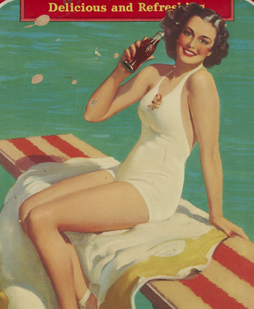 Lot 583: 10 Coca-Cola Tin Lithograph Advertising Trays