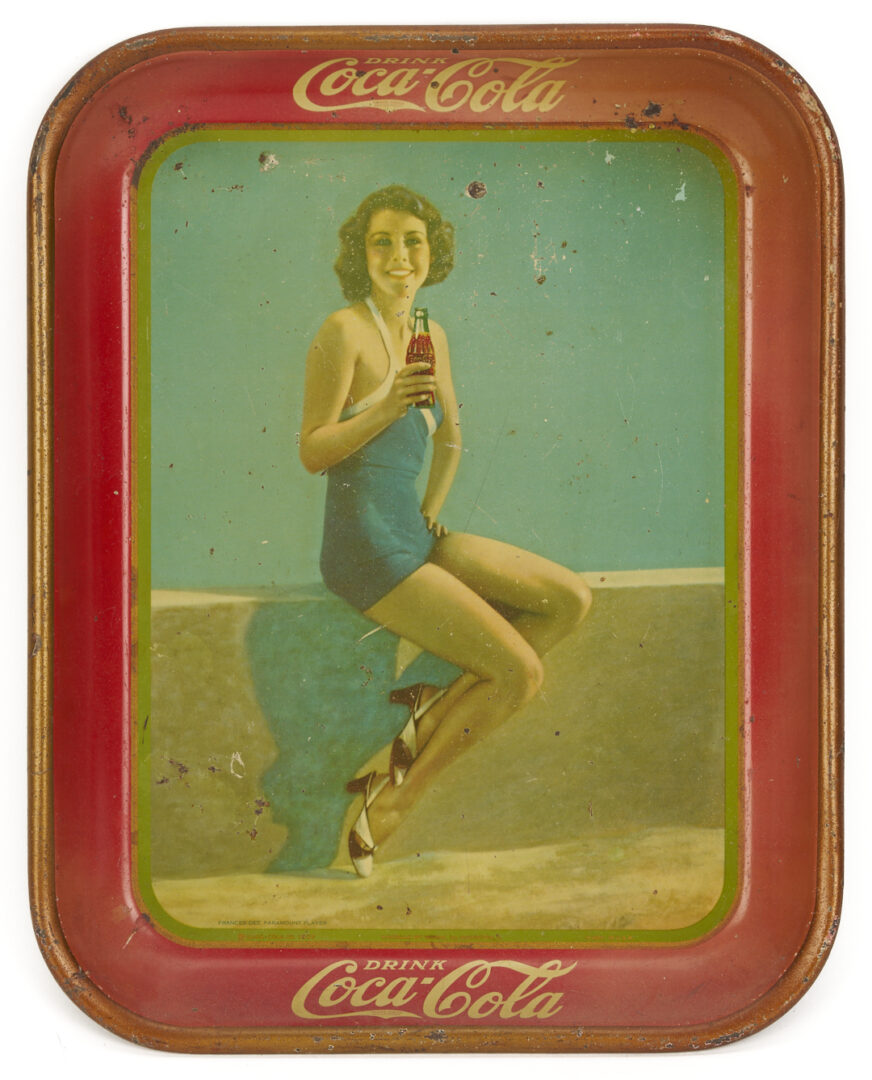 Lot 583: 10 Coca-Cola Tin Lithograph Advertising Trays