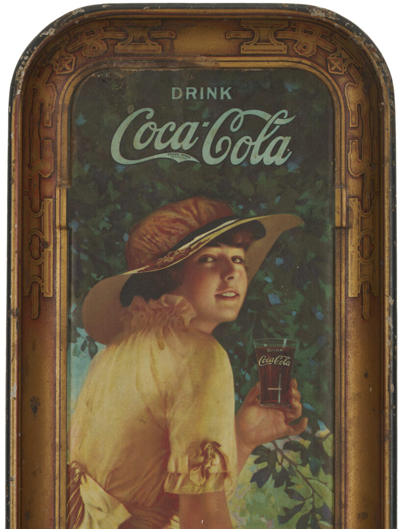 Lot 583: 10 Coca-Cola Tin Lithograph Advertising Trays