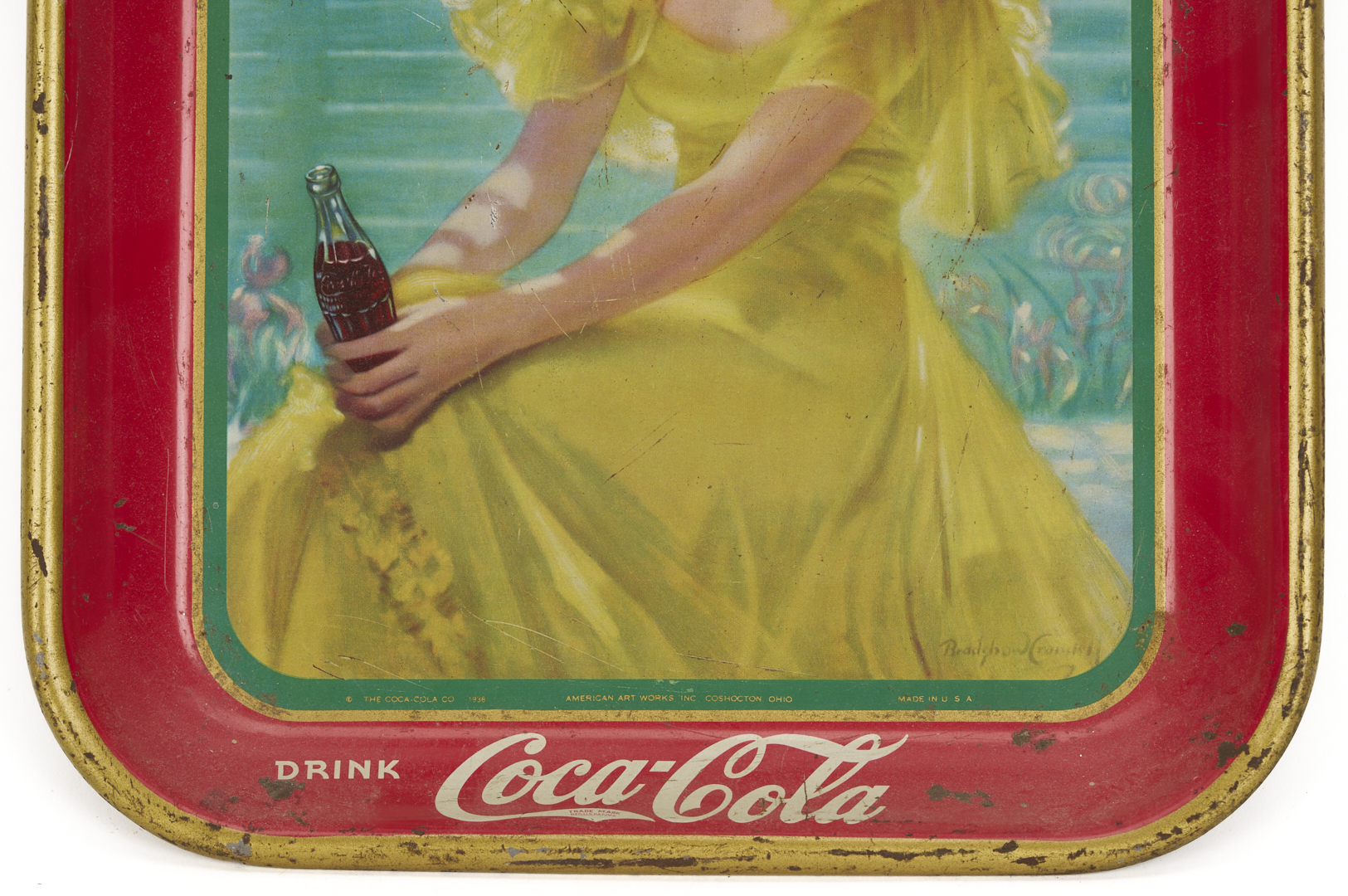 Lot 583: 10 Coca-Cola Tin Lithograph Advertising Trays