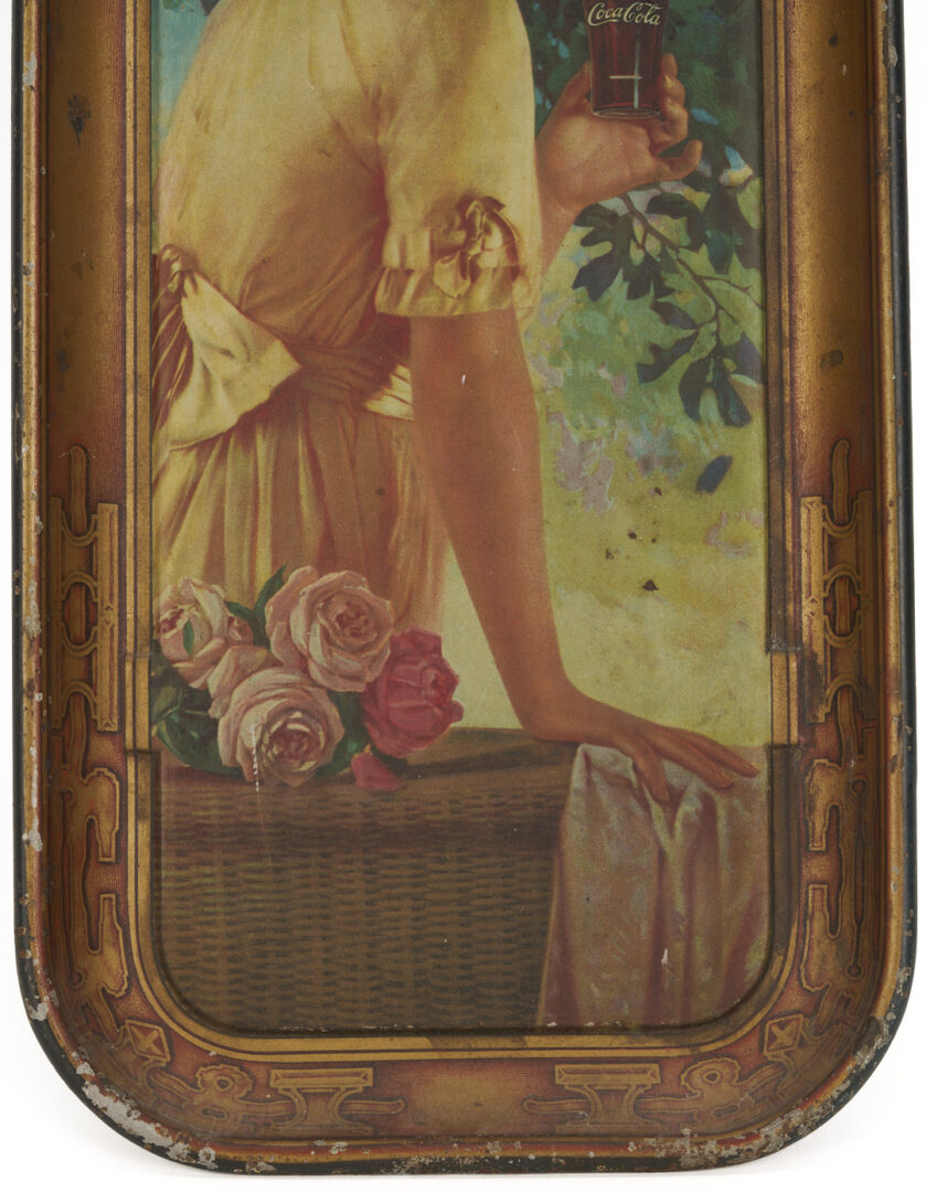 Lot 583: 10 Coca-Cola Tin Lithograph Advertising Trays