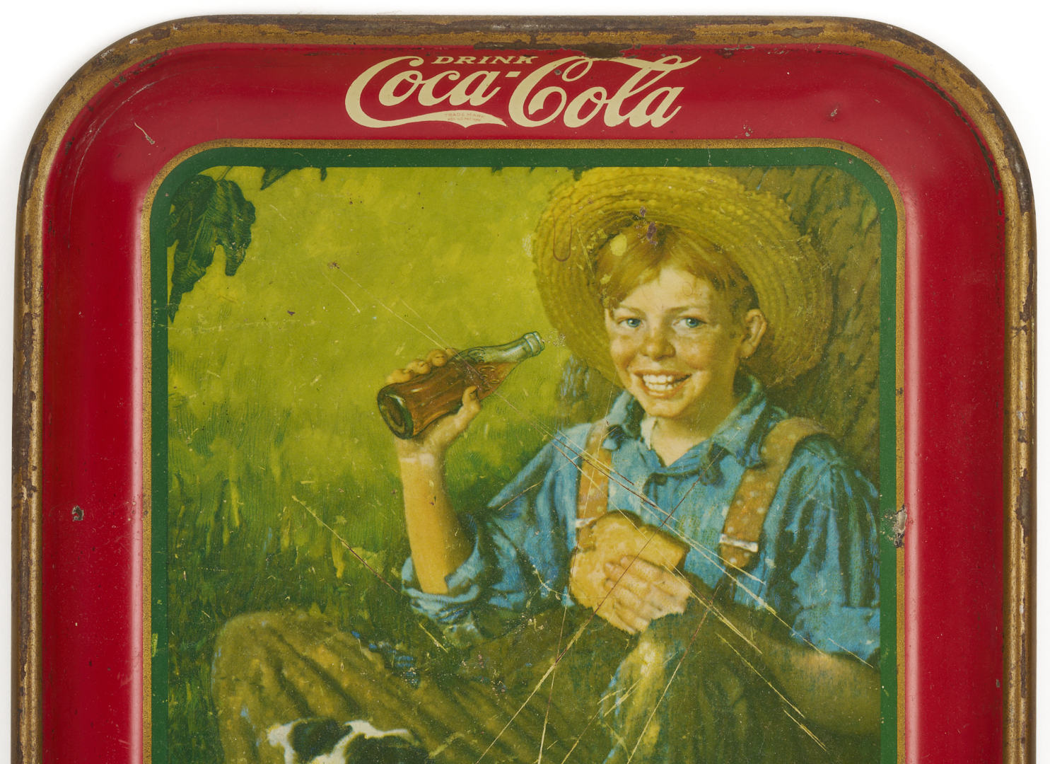 Lot 583: 10 Coca-Cola Tin Lithograph Advertising Trays