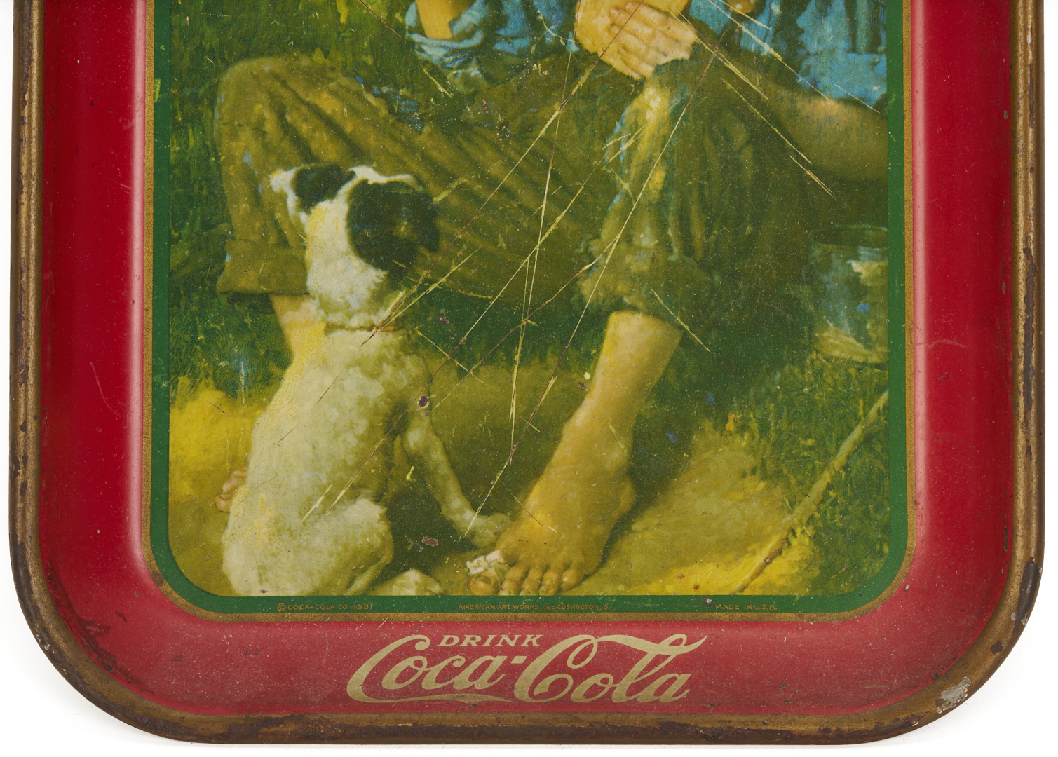 Lot 583: 10 Coca-Cola Tin Lithograph Advertising Trays