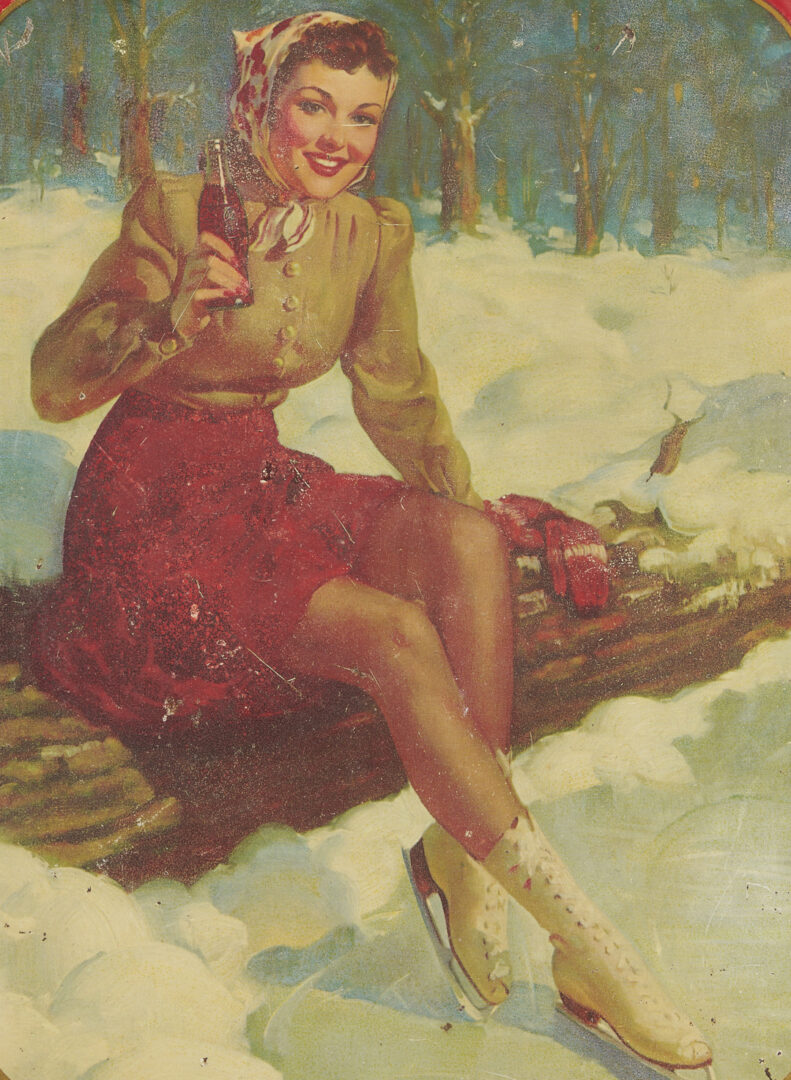 Lot 583: 10 Coca-Cola Tin Lithograph Advertising Trays