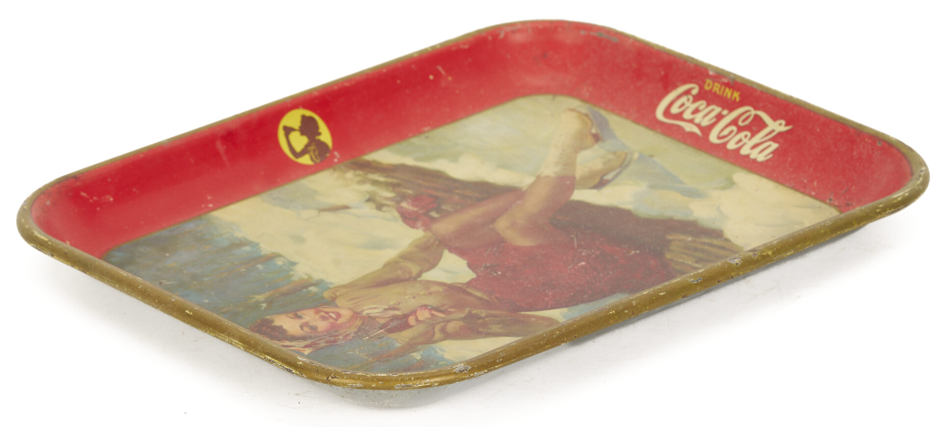 Lot 583: 10 Coca-Cola Tin Lithograph Advertising Trays