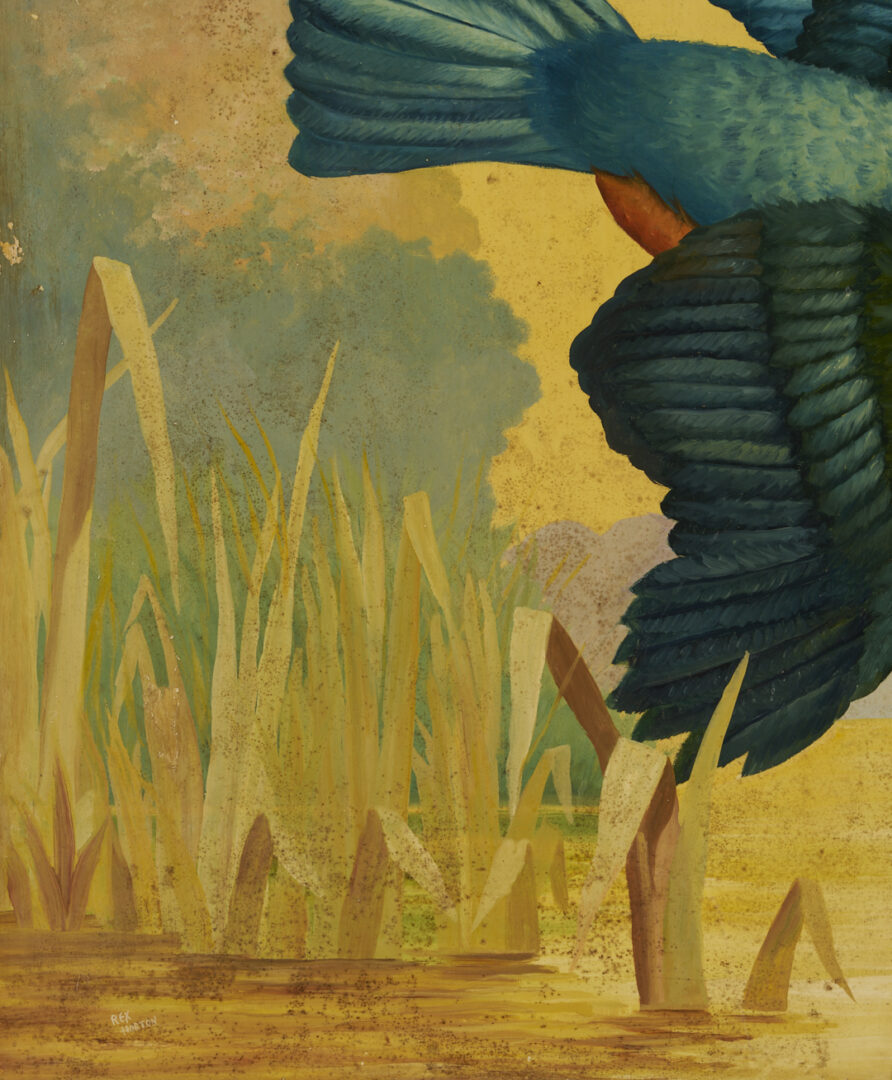Lot 585: Painted Double Sided Pub Sign, Kingfisher