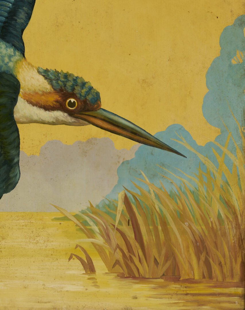 Lot 585: Painted Double Sided Pub Sign, Kingfisher
