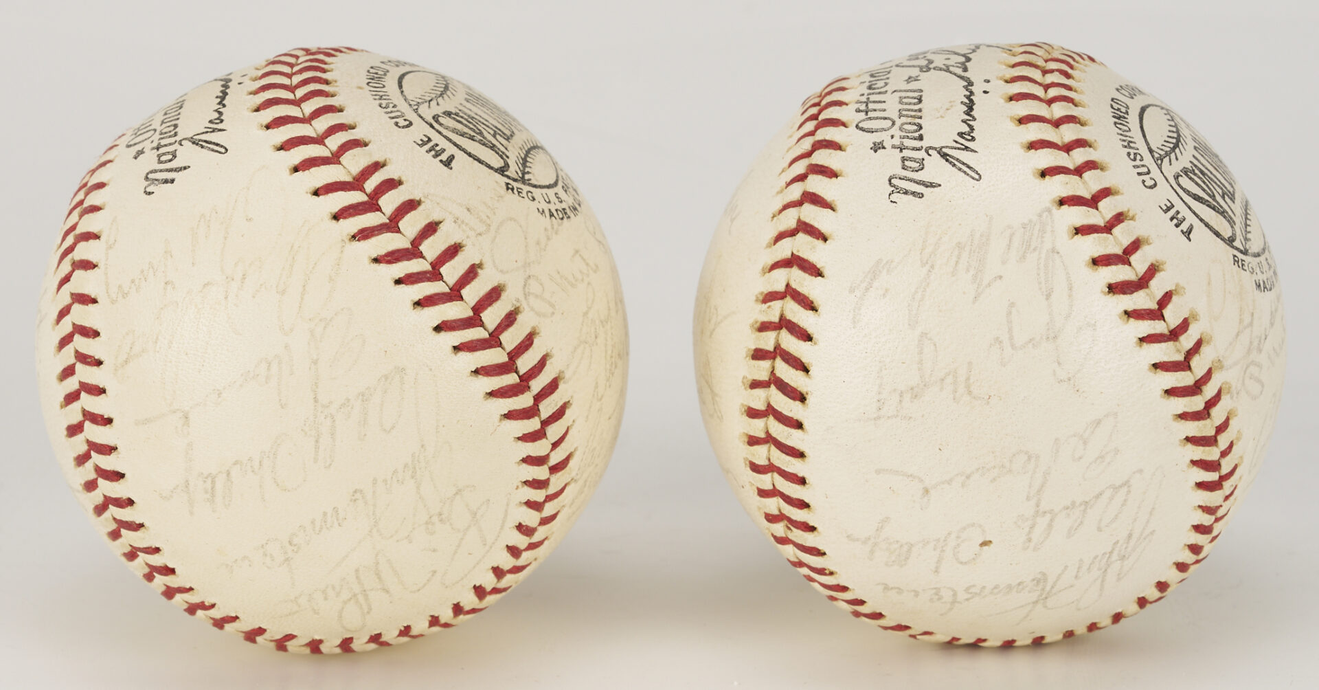 Lot 586: 4 Team Signed Baseballs: 1959 White Sox, 1958 & 1965 Phillies
