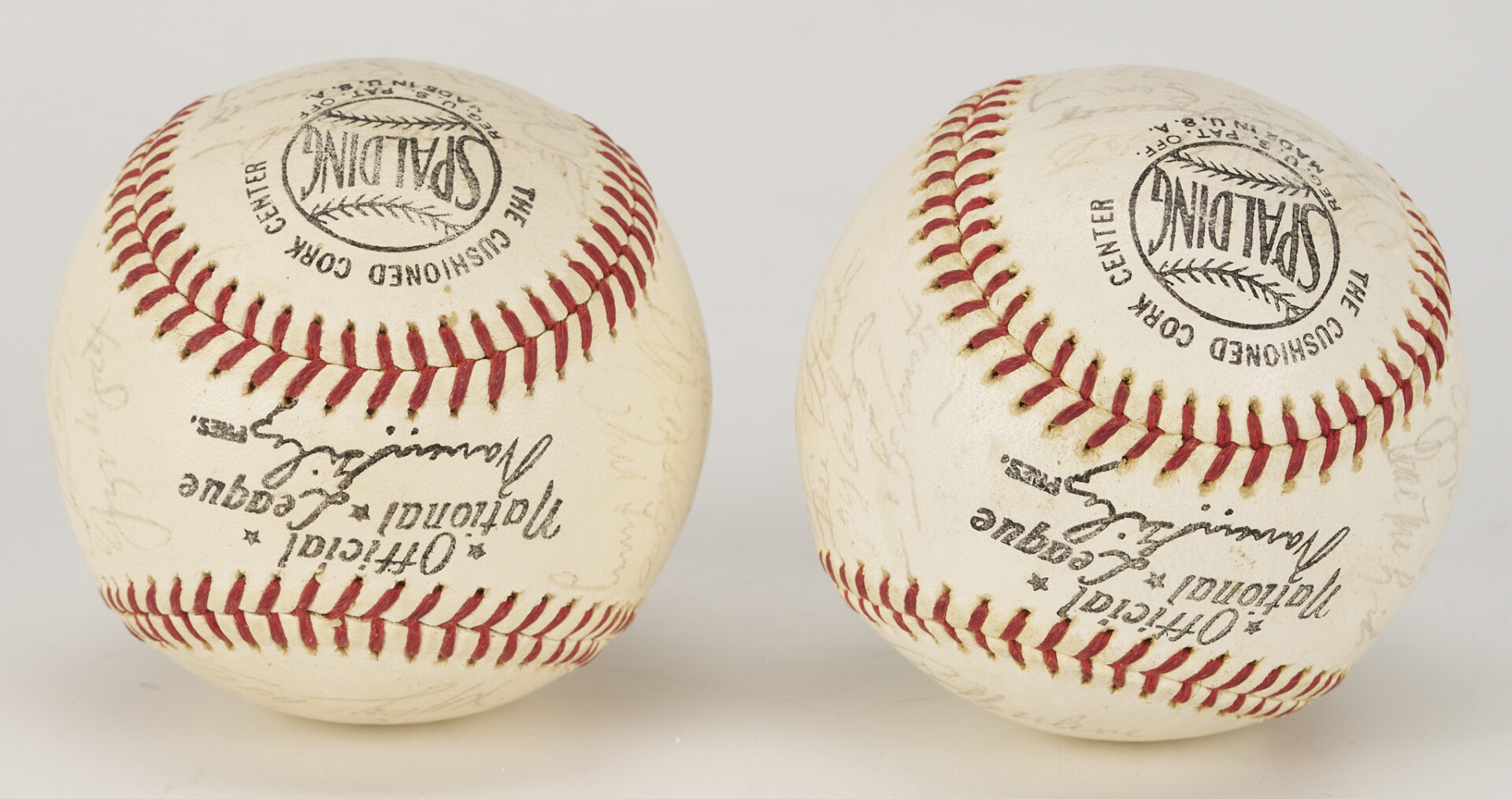 Lot 586: 4 Team Signed Baseballs: 1959 White Sox, 1958 & 1965 Phillies