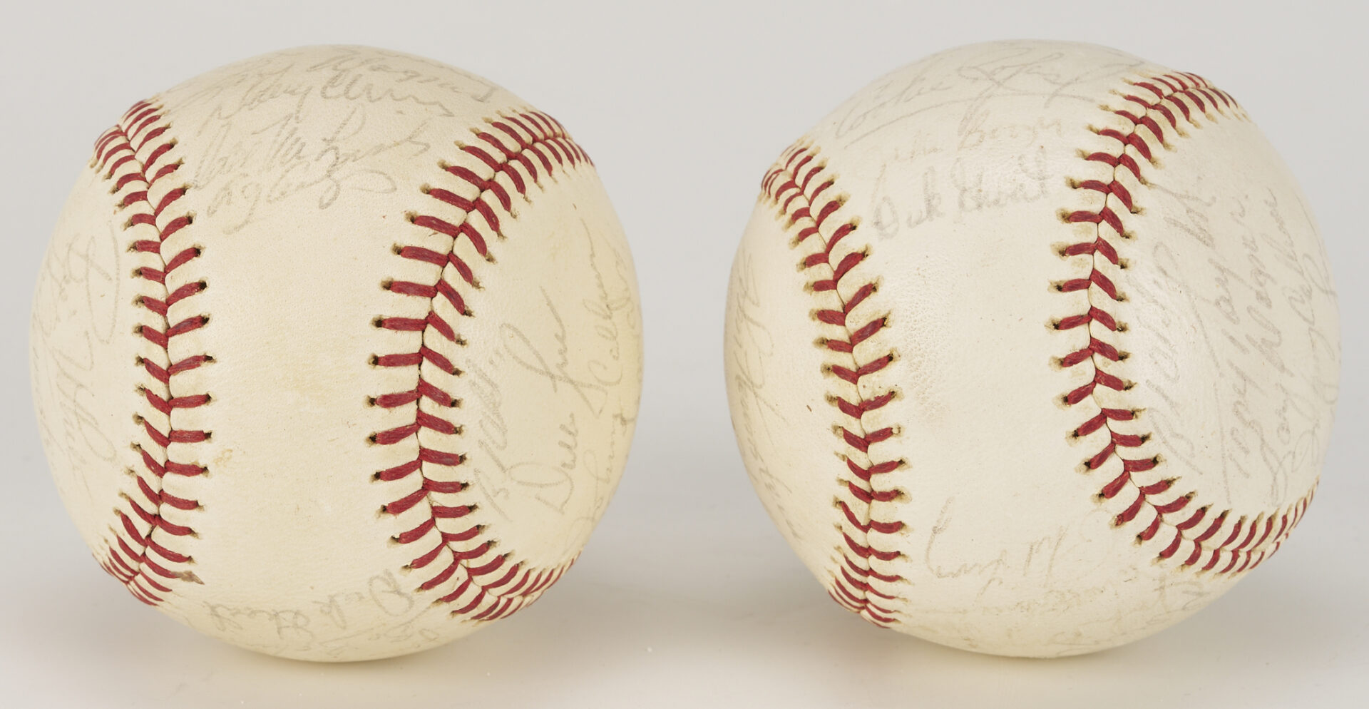 Lot 586: 4 Team Signed Baseballs: 1959 White Sox, 1958 & 1965 Phillies