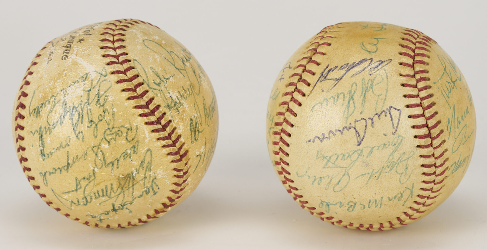 Lot 586: 4 Team Signed Baseballs: 1959 White Sox, 1958 & 1965 Phillies