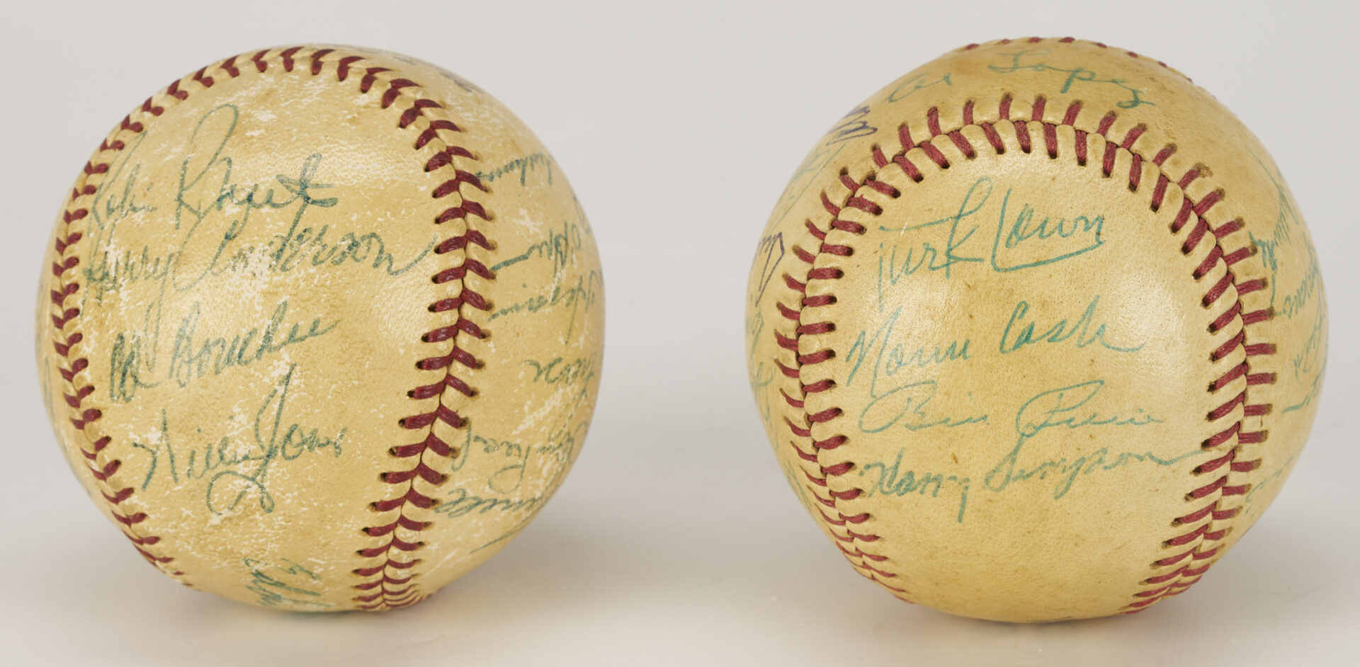 Lot 586: 4 Team Signed Baseballs: 1959 White Sox, 1958 & 1965 Phillies