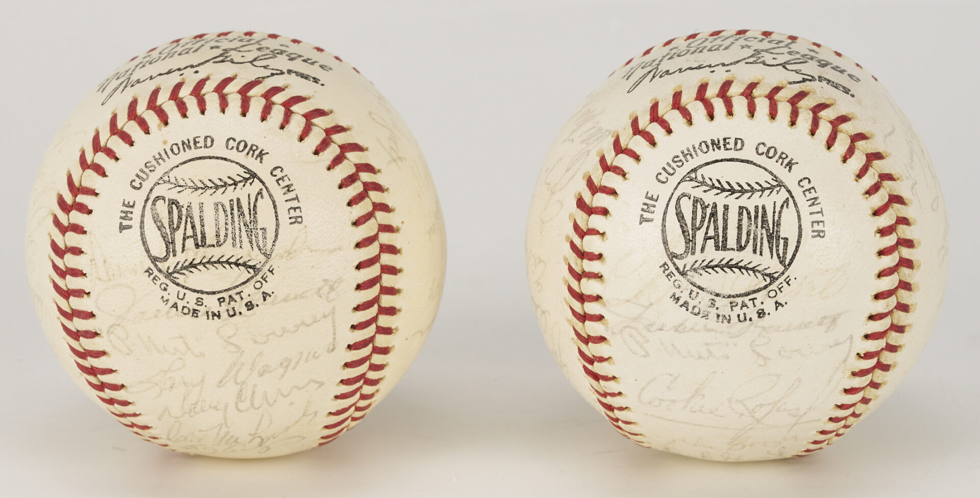 Lot 586: 4 Team Signed Baseballs: 1959 White Sox, 1958 & 1965 Phillies