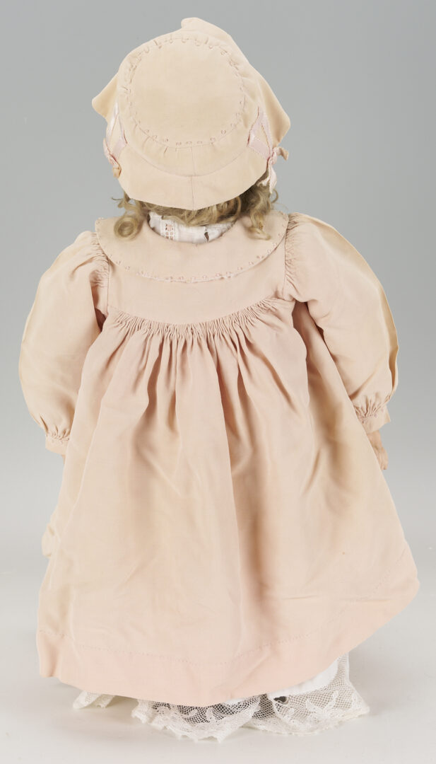 Lot 589: Large Antique Bisque Doll, 28″