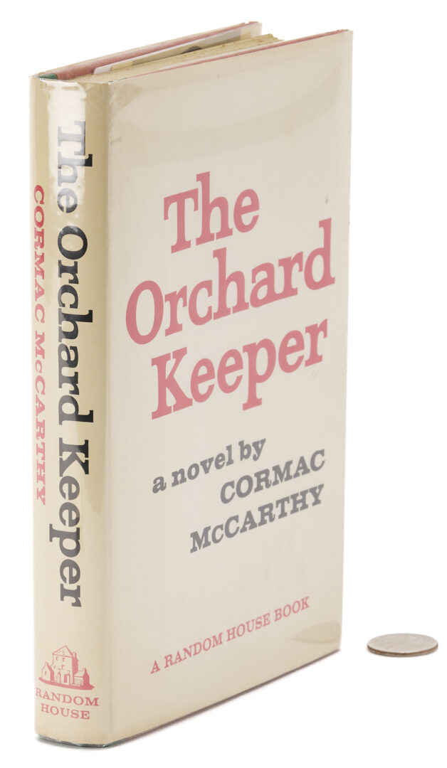 Lot 595: Cormac McCarthy, The Orchard Keeper, Signed 1st Edition