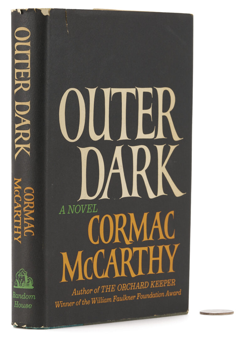 Lot 596: Cormac McCarthy, Outer Dark, 1st Edition, Signed
