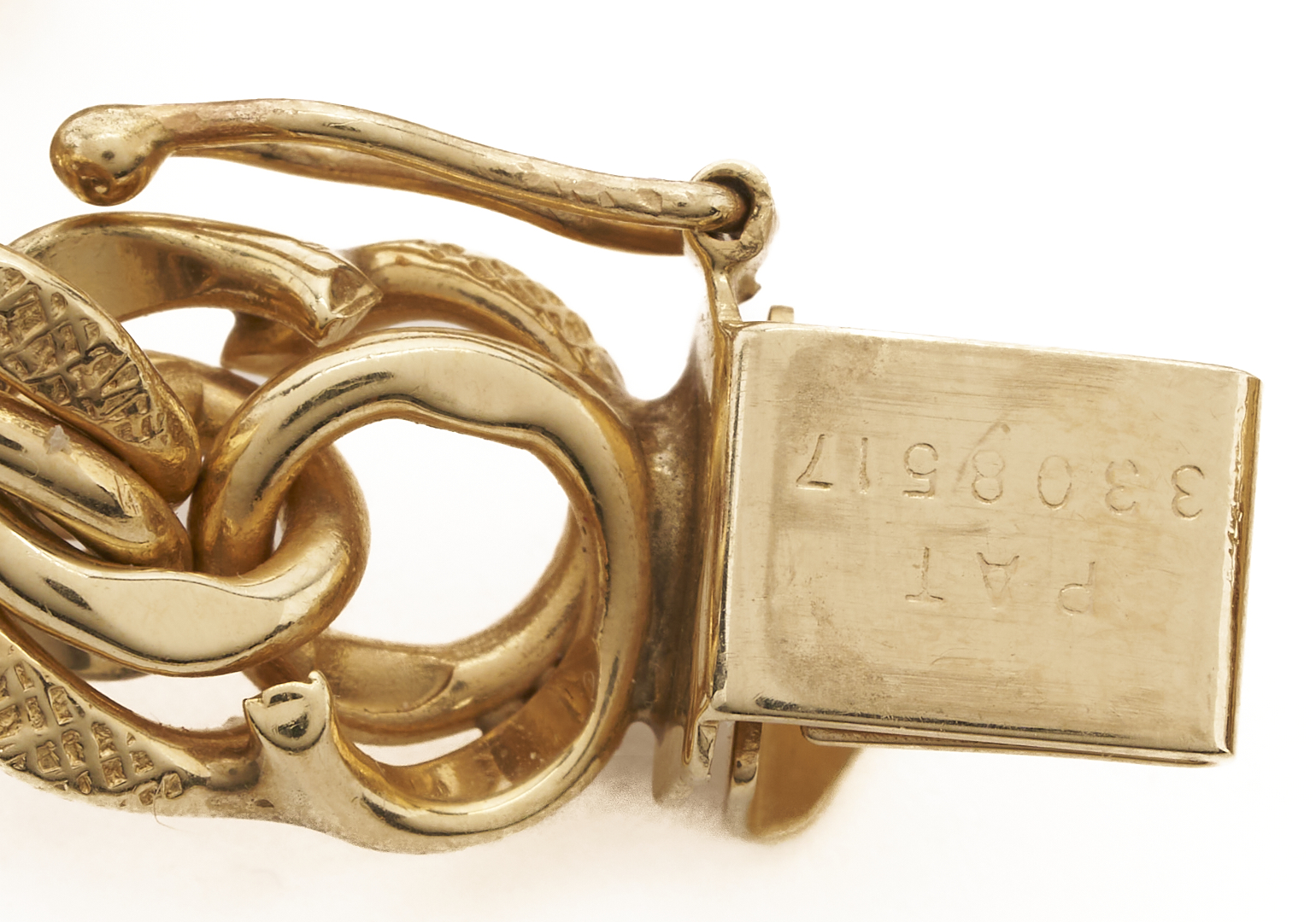 Lot 59: Vintage 14K Disc Charm Bracelet