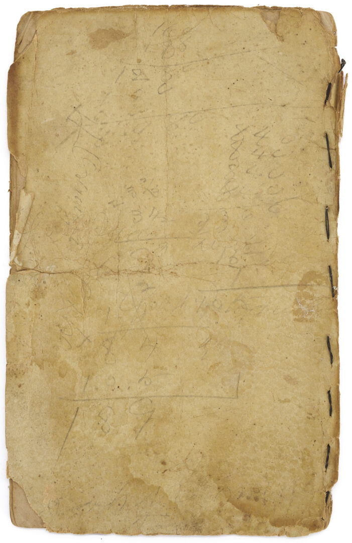 Lot 601: 1870 TN Constitution Plus 1827 Fayetteville Book / Imprint